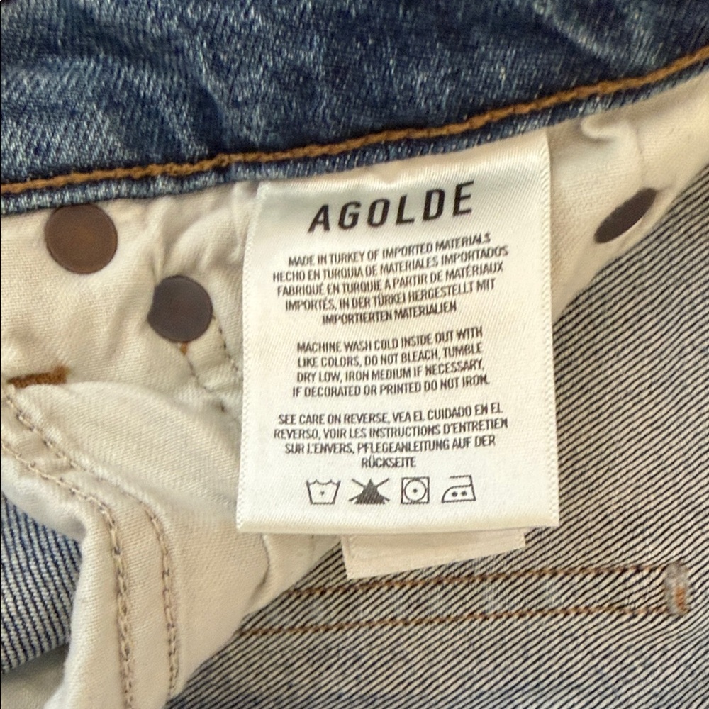 Agolde Riley Crop Jeans - Picture 2 of 8